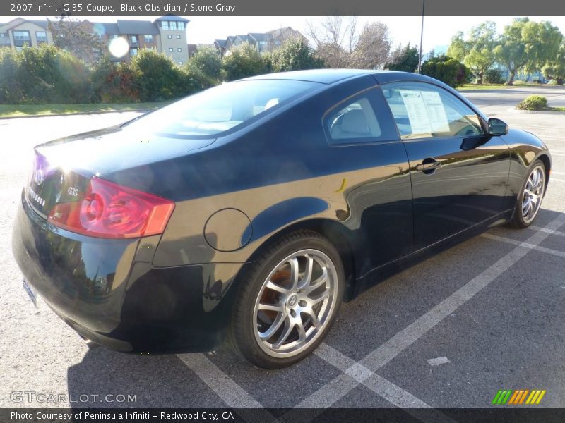 Black Obsidian / Stone Gray 2007 Infiniti G 35 Coupe
