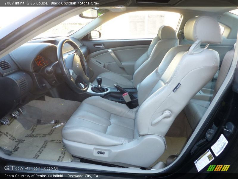 Black Obsidian / Stone Gray 2007 Infiniti G 35 Coupe