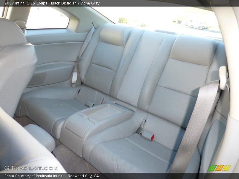 Black Obsidian / Stone Gray 2007 Infiniti G 35 Coupe
