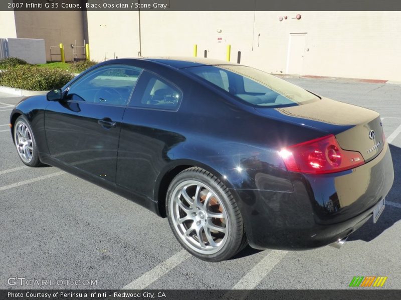 Black Obsidian / Stone Gray 2007 Infiniti G 35 Coupe