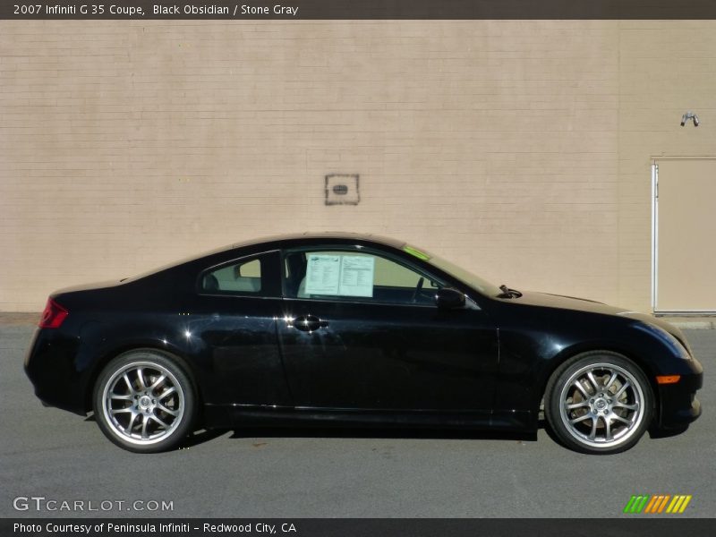 Black Obsidian / Stone Gray 2007 Infiniti G 35 Coupe