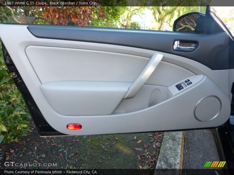Black Obsidian / Stone Gray 2007 Infiniti G 35 Coupe