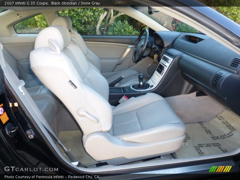 Black Obsidian / Stone Gray 2007 Infiniti G 35 Coupe