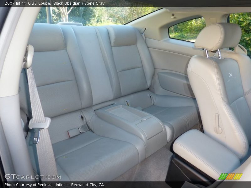 Black Obsidian / Stone Gray 2007 Infiniti G 35 Coupe