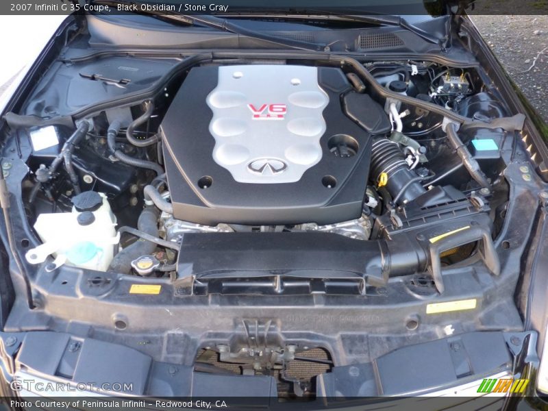 Black Obsidian / Stone Gray 2007 Infiniti G 35 Coupe