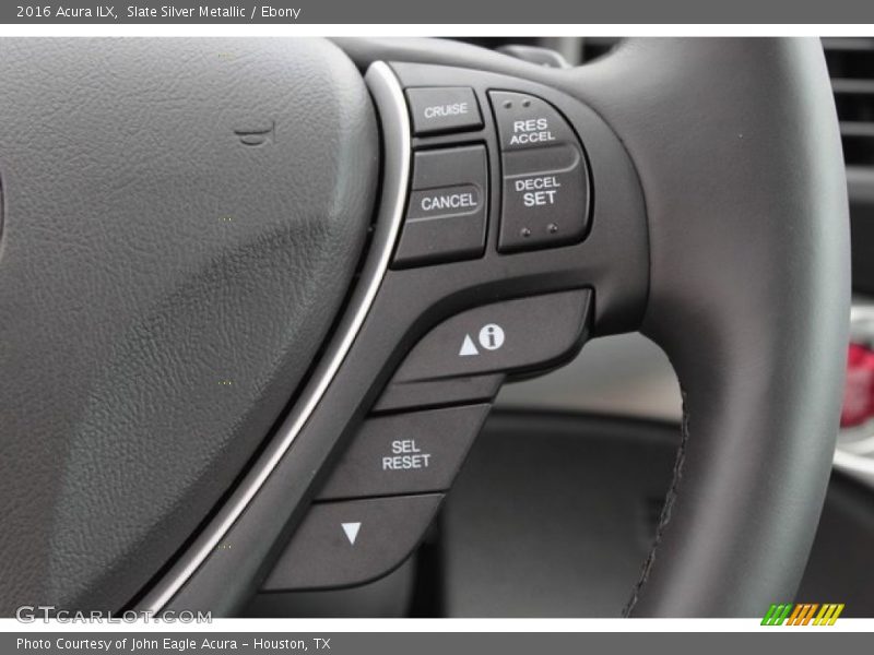 Slate Silver Metallic / Ebony 2016 Acura ILX