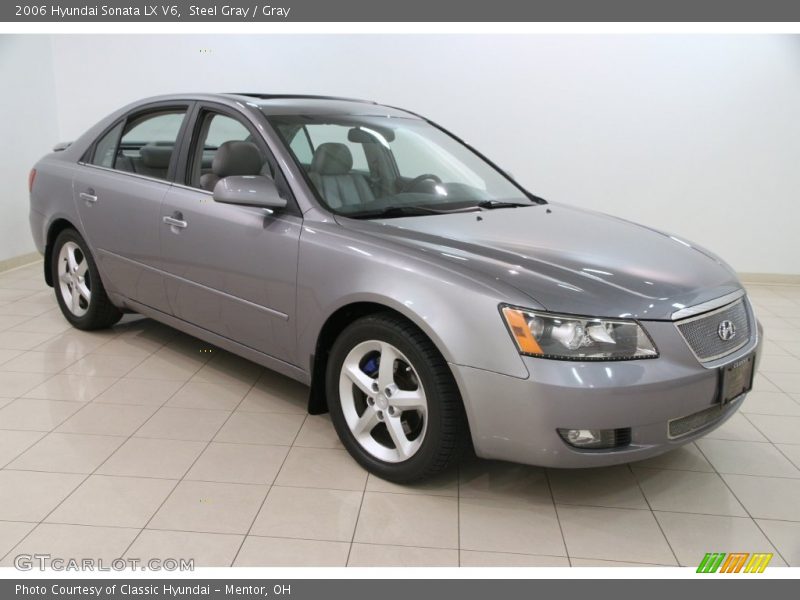 Steel Gray / Gray 2006 Hyundai Sonata LX V6