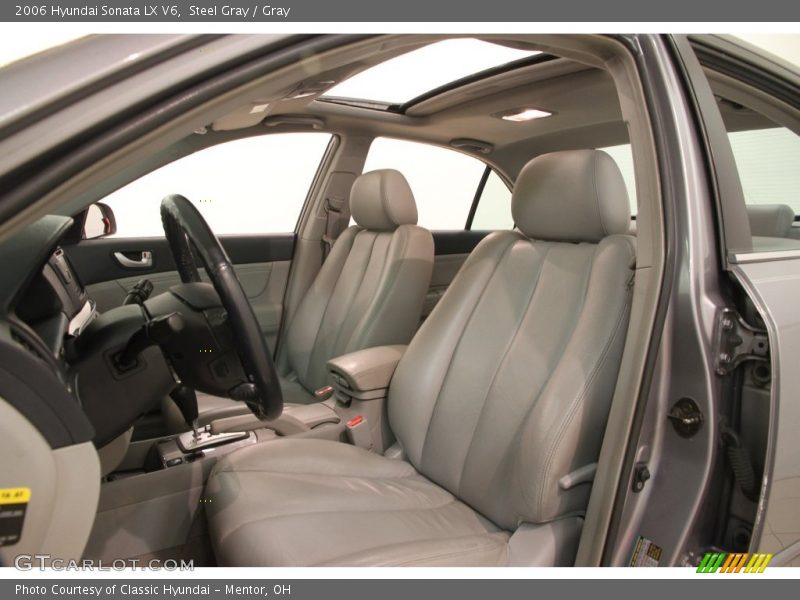 Steel Gray / Gray 2006 Hyundai Sonata LX V6