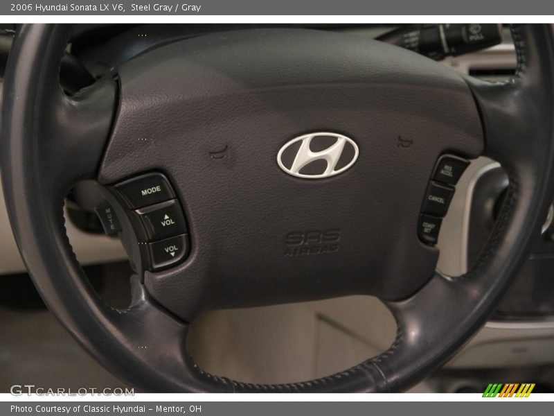 Steel Gray / Gray 2006 Hyundai Sonata LX V6