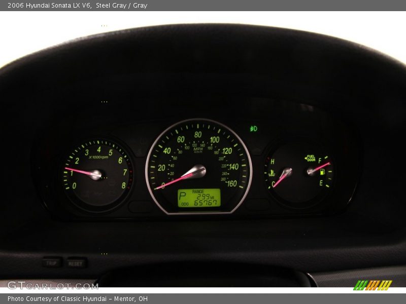 Steel Gray / Gray 2006 Hyundai Sonata LX V6