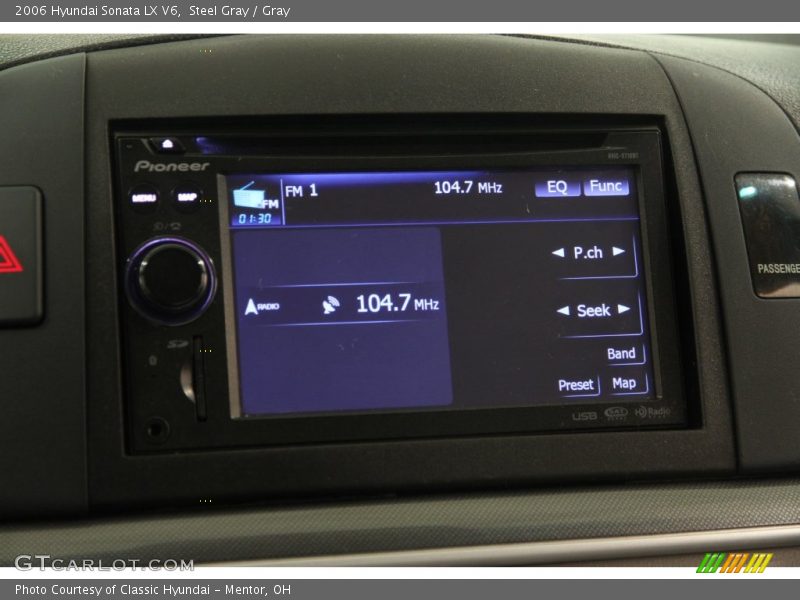 Steel Gray / Gray 2006 Hyundai Sonata LX V6