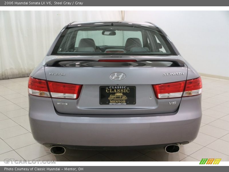 Steel Gray / Gray 2006 Hyundai Sonata LX V6