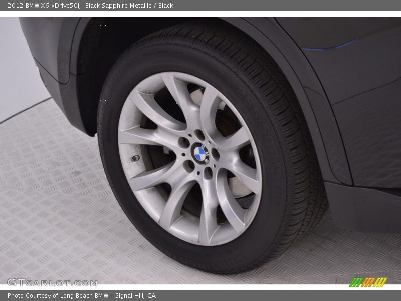 Black Sapphire Metallic / Black 2012 BMW X6 xDrive50i