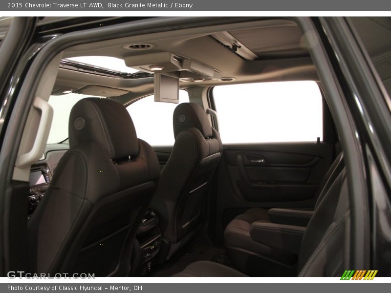 Black Granite Metallic / Ebony 2015 Chevrolet Traverse LT AWD