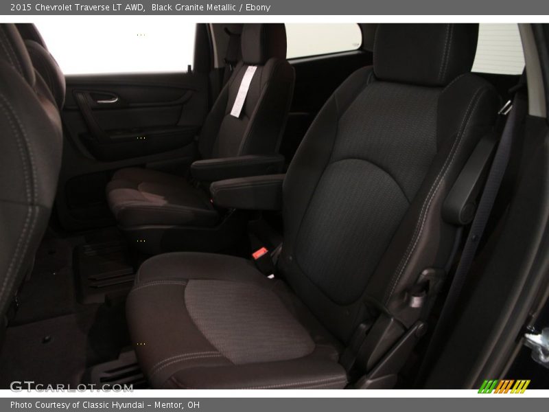 Black Granite Metallic / Ebony 2015 Chevrolet Traverse LT AWD