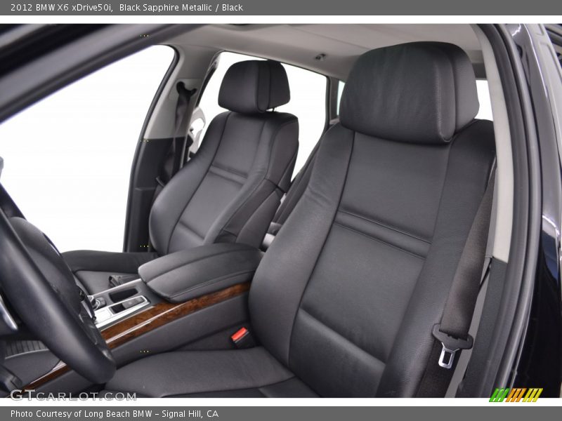 Black Sapphire Metallic / Black 2012 BMW X6 xDrive50i