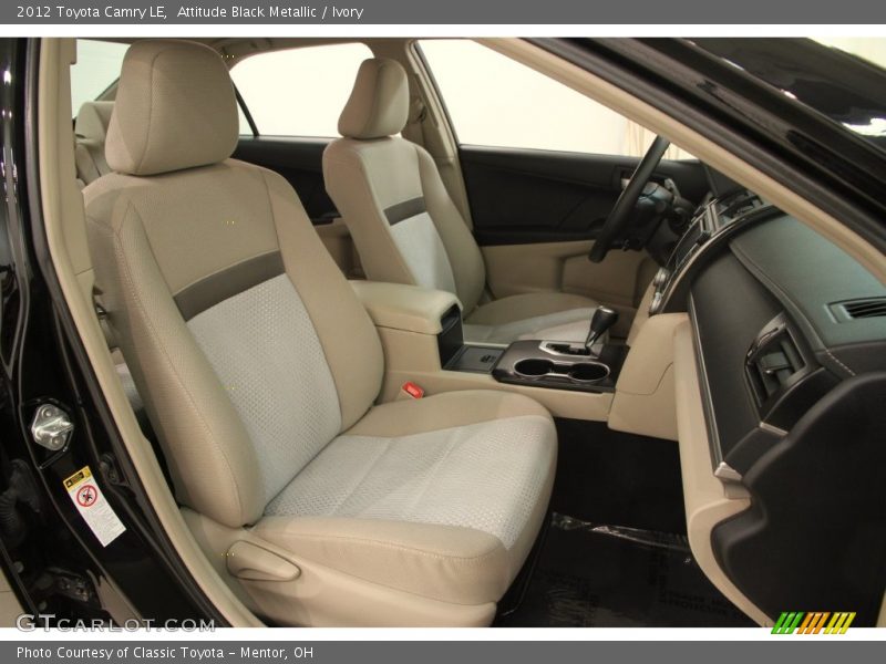 Attitude Black Metallic / Ivory 2012 Toyota Camry LE