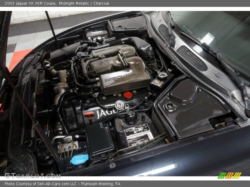 Midnight Metallic / Charcoal 2003 Jaguar XK XKR Coupe