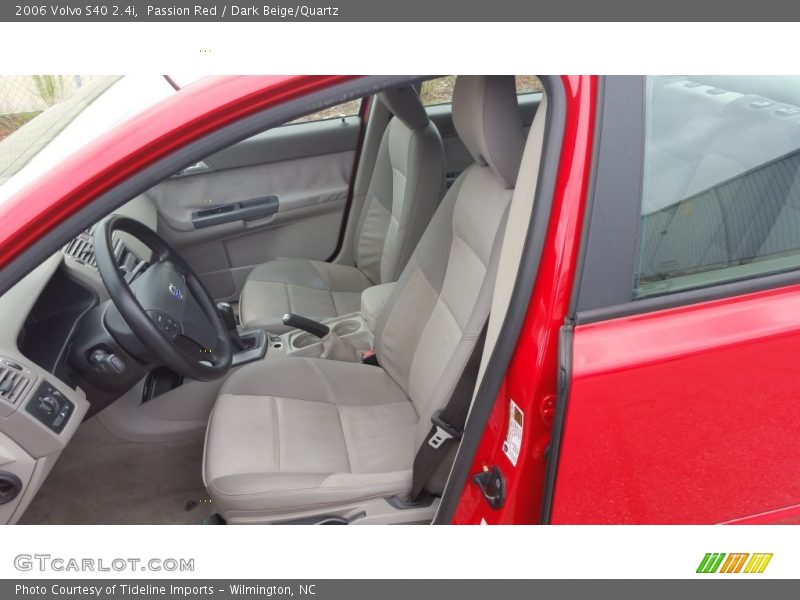 Passion Red / Dark Beige/Quartz 2006 Volvo S40 2.4i