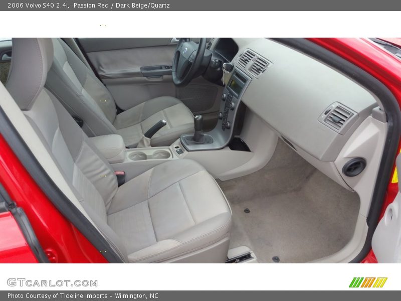 Passion Red / Dark Beige/Quartz 2006 Volvo S40 2.4i