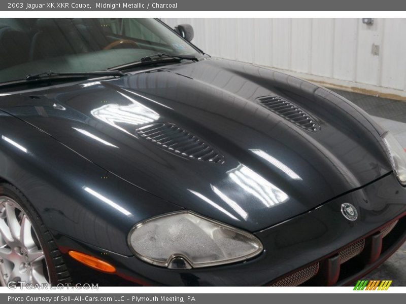Midnight Metallic / Charcoal 2003 Jaguar XK XKR Coupe