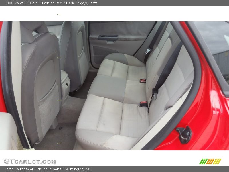 Passion Red / Dark Beige/Quartz 2006 Volvo S40 2.4i