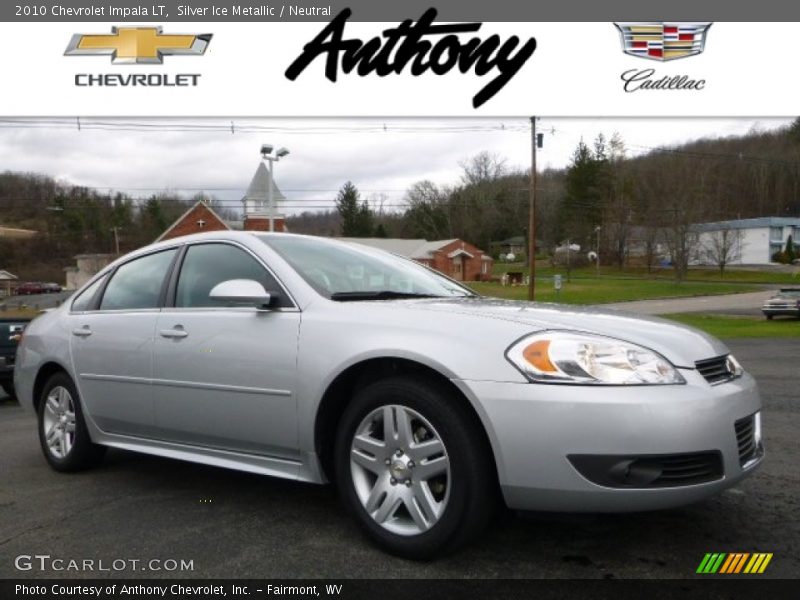 Silver Ice Metallic / Neutral 2010 Chevrolet Impala LT