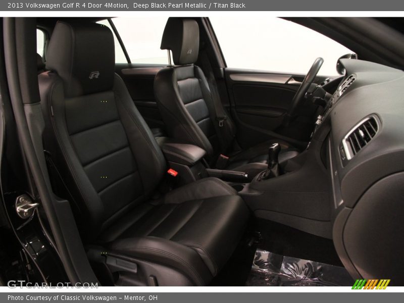 Deep Black Pearl Metallic / Titan Black 2013 Volkswagen Golf R 4 Door 4Motion