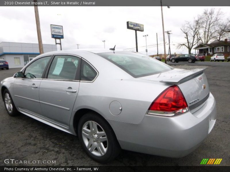 Silver Ice Metallic / Neutral 2010 Chevrolet Impala LT
