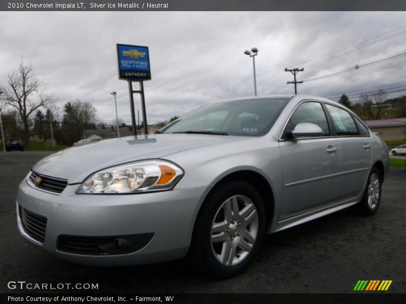 Silver Ice Metallic / Neutral 2010 Chevrolet Impala LT
