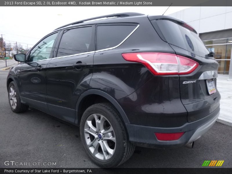 Kodiak Brown Metallic / Medium Light Stone 2013 Ford Escape SEL 2.0L EcoBoost 4WD