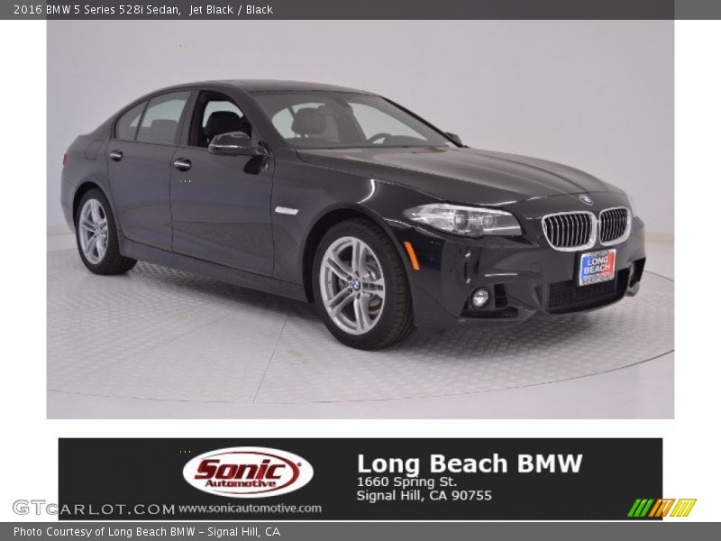 Jet Black / Black 2016 BMW 5 Series 528i Sedan