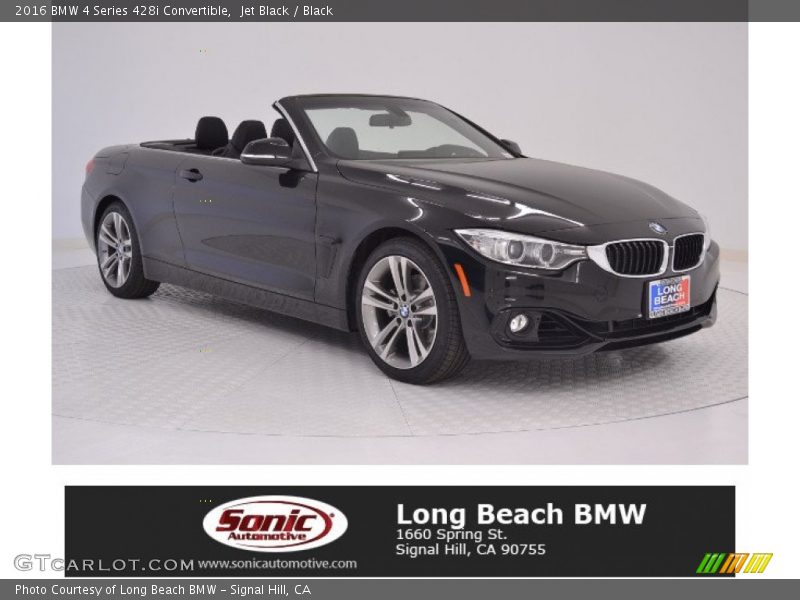 Jet Black / Black 2016 BMW 4 Series 428i Convertible
