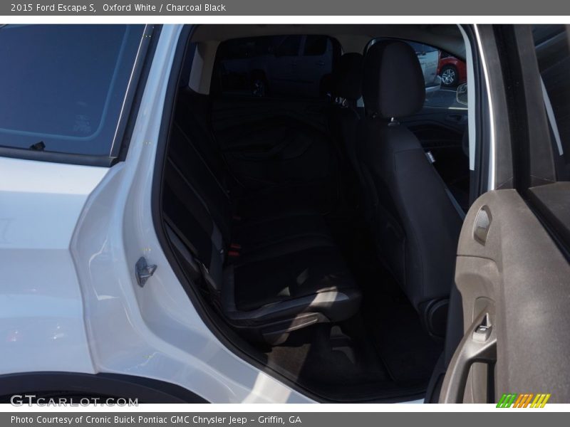 Oxford White / Charcoal Black 2015 Ford Escape S