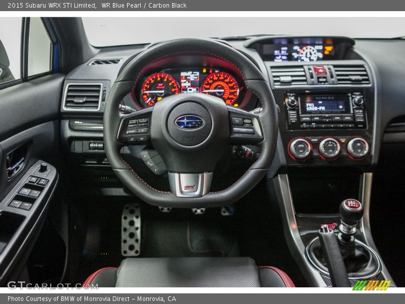 Dashboard of 2015 WRX STI Limited