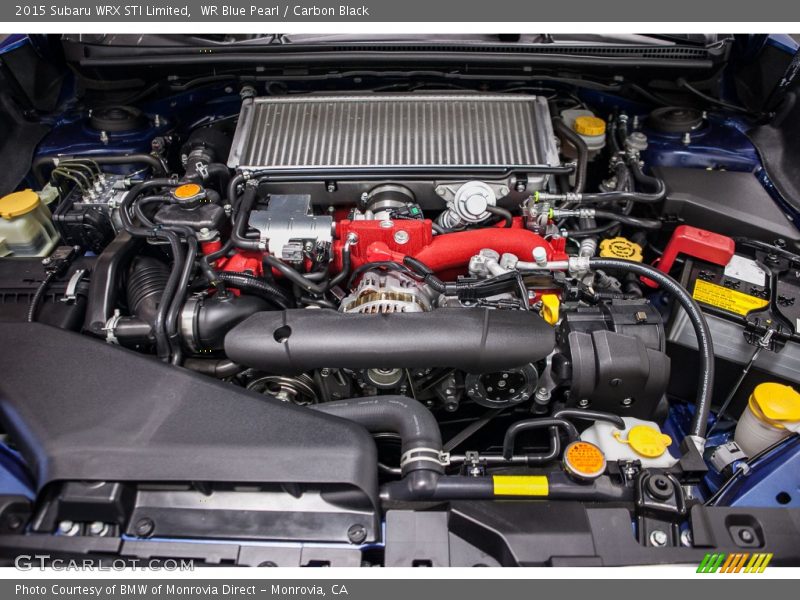  2015 WRX STI Limited Engine - 2.5 Liter Turbocharged DOHC 16-Valve VVT Horizontally Opposed 4 Cylinder