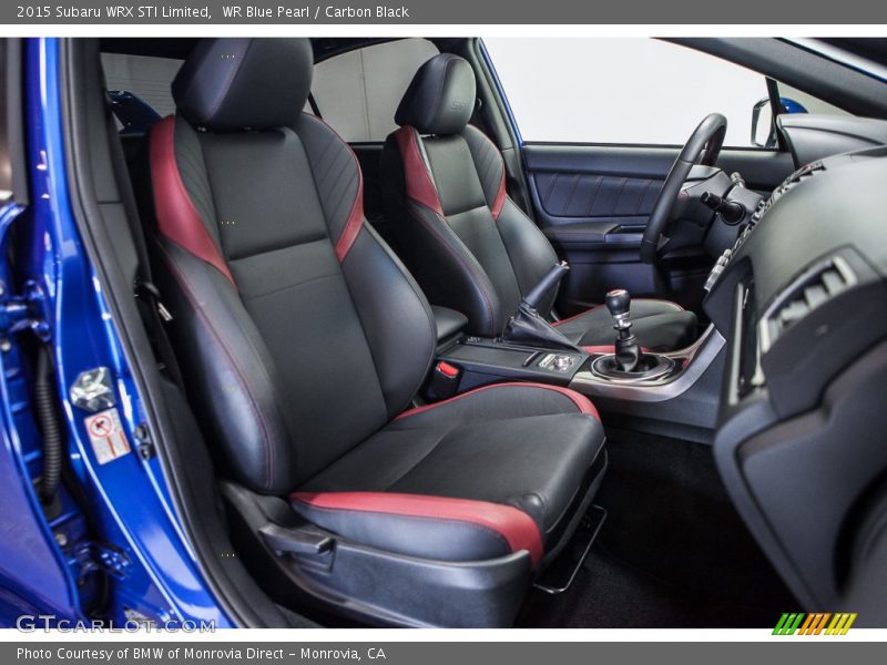 WR Blue Pearl / Carbon Black 2015 Subaru WRX STI Limited