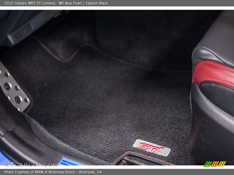 WR Blue Pearl / Carbon Black 2015 Subaru WRX STI Limited