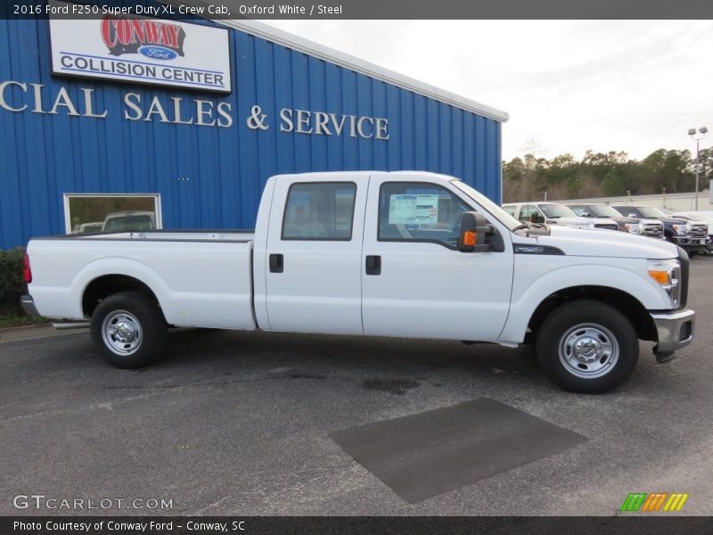 Oxford White / Steel 2016 Ford F250 Super Duty XL Crew Cab