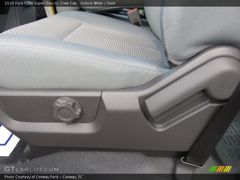 Oxford White / Steel 2016 Ford F250 Super Duty XL Crew Cab