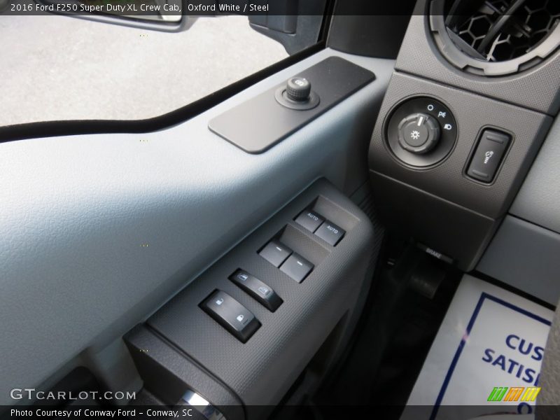 Oxford White / Steel 2016 Ford F250 Super Duty XL Crew Cab