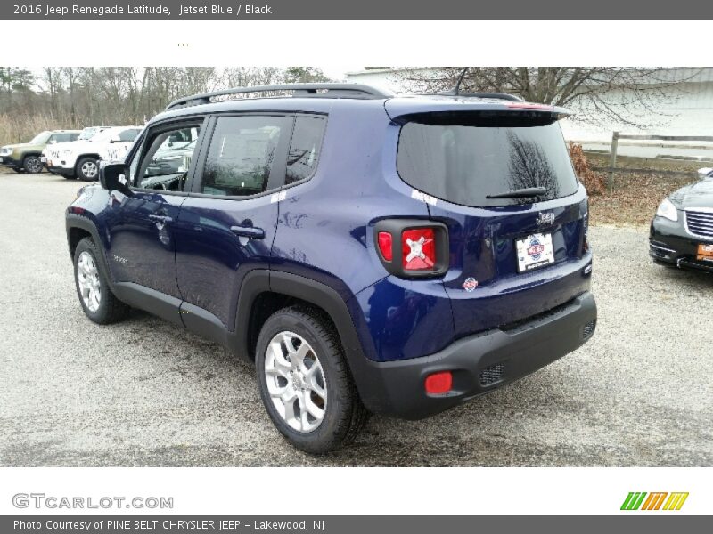 Jetset Blue / Black 2016 Jeep Renegade Latitude