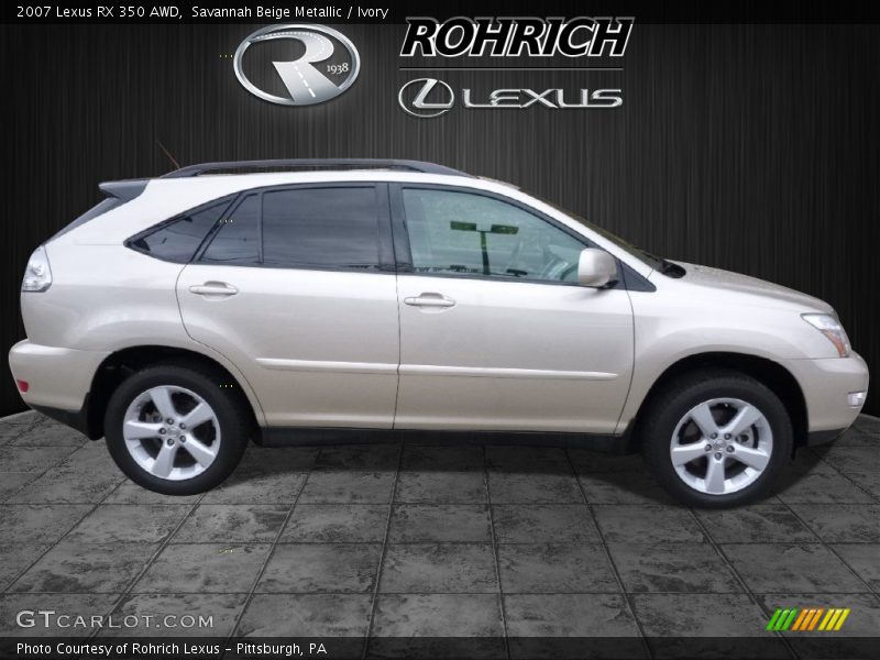 Savannah Beige Metallic / Ivory 2007 Lexus RX 350 AWD