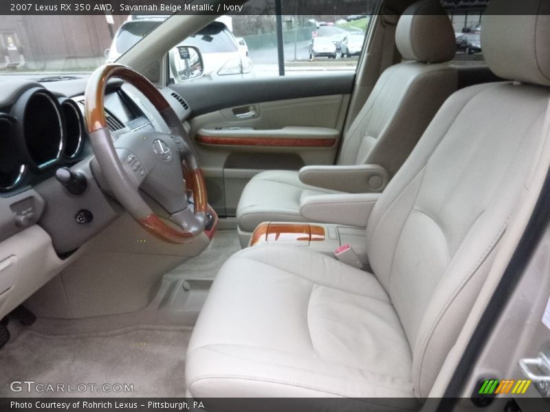Savannah Beige Metallic / Ivory 2007 Lexus RX 350 AWD