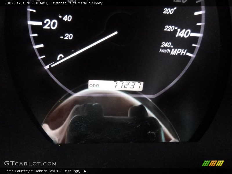 Savannah Beige Metallic / Ivory 2007 Lexus RX 350 AWD