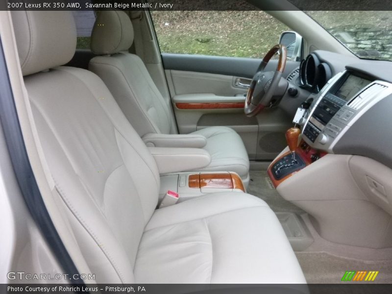 Savannah Beige Metallic / Ivory 2007 Lexus RX 350 AWD