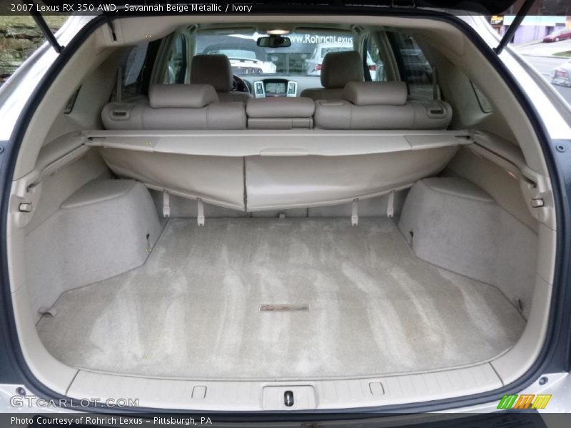 Savannah Beige Metallic / Ivory 2007 Lexus RX 350 AWD