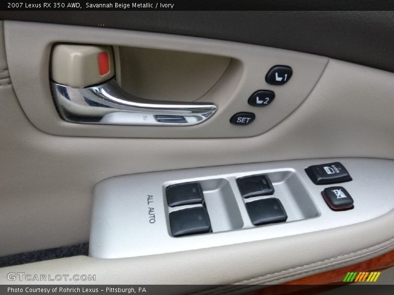Savannah Beige Metallic / Ivory 2007 Lexus RX 350 AWD