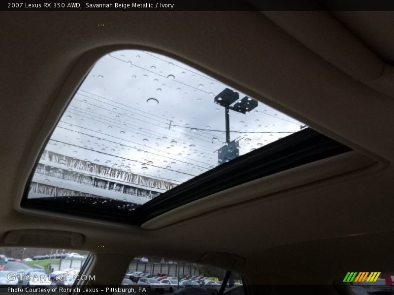 Savannah Beige Metallic / Ivory 2007 Lexus RX 350 AWD