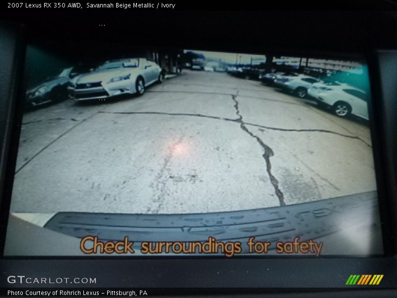 Savannah Beige Metallic / Ivory 2007 Lexus RX 350 AWD